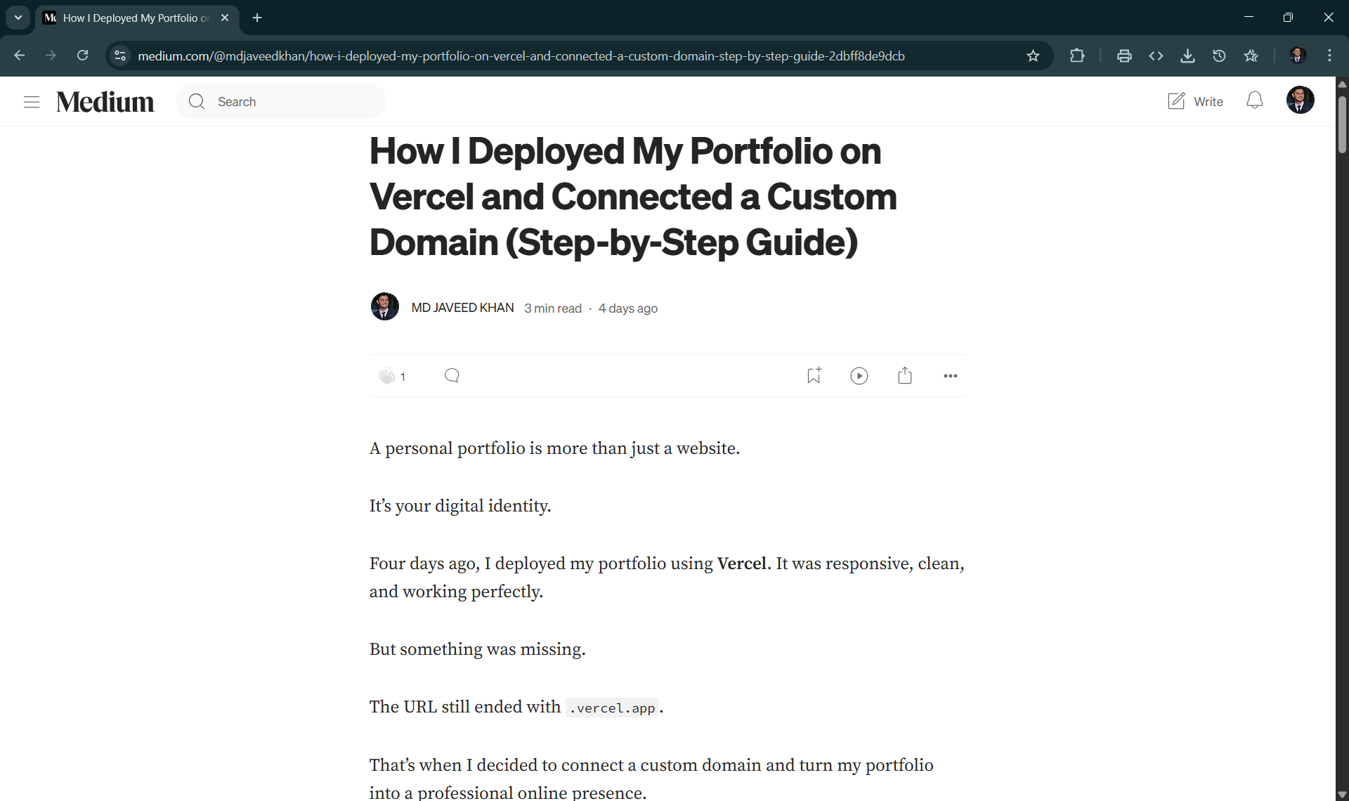 Portfolio Blog Image